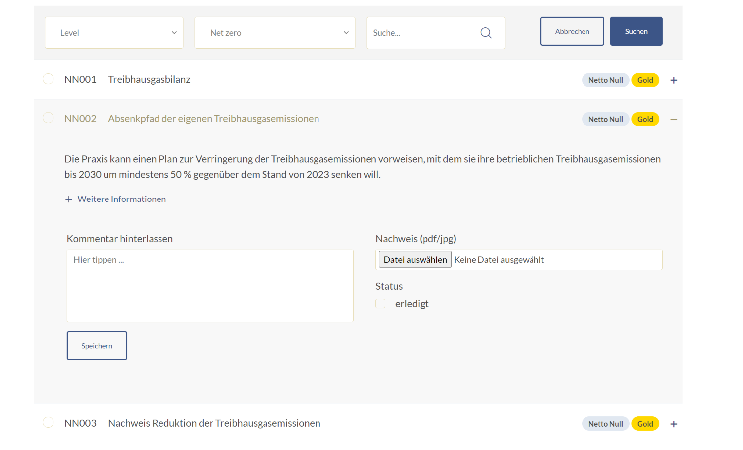 Einblick Toolkit Menü 2